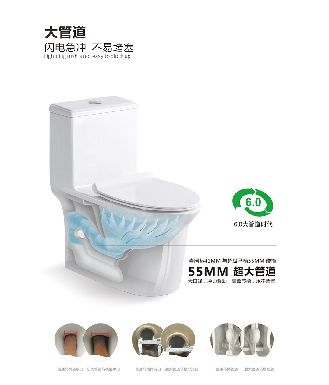 特惠优品|戴安大冲力马桶，大管道，超强冲力，三秒速冲！(图13)
