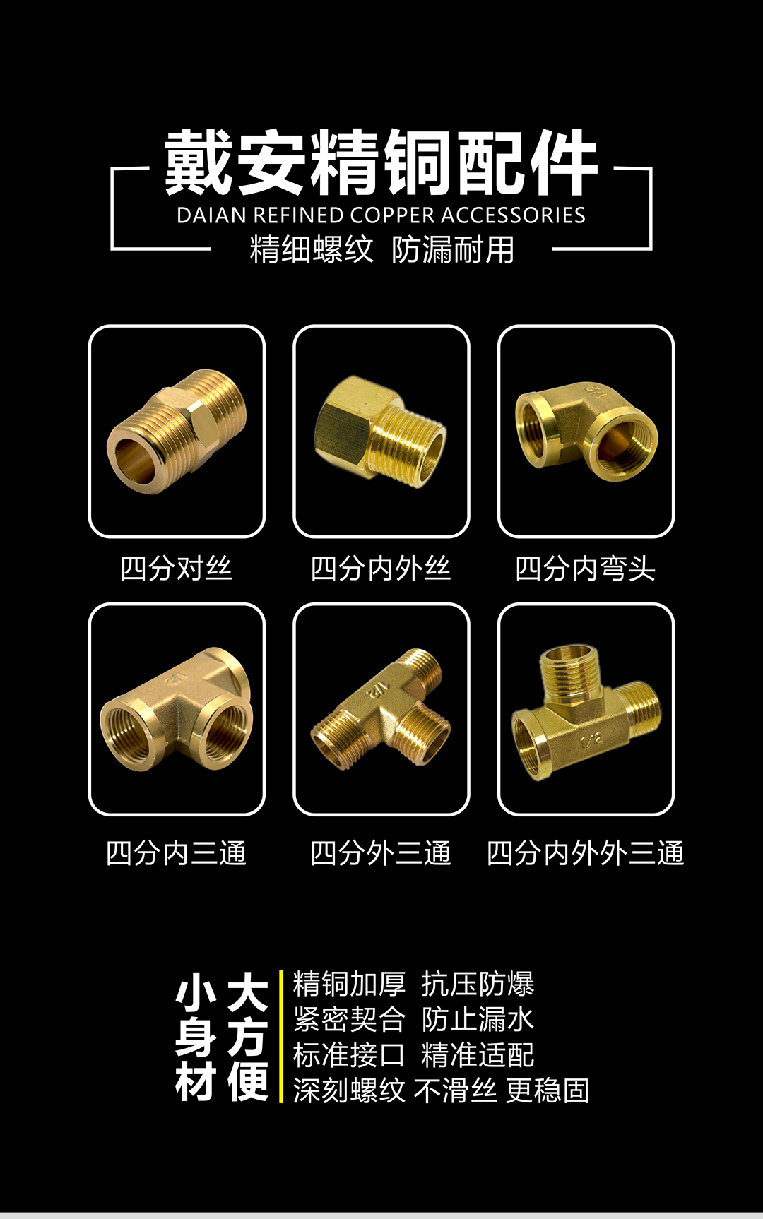 戴安精铜配件(图1)